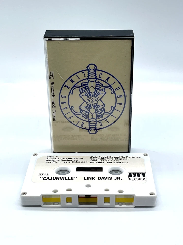 LINK DAVIS JR - CAJUNVILLE CASSETTE TAPE BX-2712 - Image 1 of 1