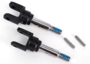 Traxxas Slash 4x4 6854X DTUP05007A Front/Rear Stub Axles & 6837 Steering Blocks - Picture 1 of 14