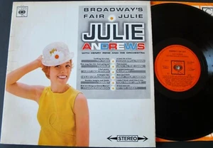 JULIE ANDREWS BROADWAY'S FAIR JULIE LP CBS STEREO (1966) NR MINT- ENGLAND - Picture 1 of 5