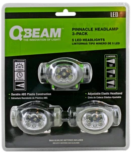 Batería LED Faros Faros Linterna Trabajo Luz Barra Diadema Lámpara-Paquete de 3 - Imagen 1 de 5