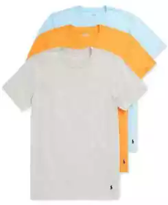 Polo Ralph Lauren Crew Neck T-Shirt Classic Fit 3 Pack Cotton Tee Shirt $49 - Picture 1 of 5