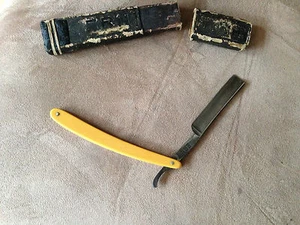 Vintag C. Friedr Ern Wald Germany Highest Award Straight Razor w/2 point handle - Picture 1 of 10