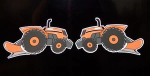 LEFT & RIGHT Set of 2 KUBOTA Stickers/Decals Original Artwork “Tractor Swag Seri - Picture 1 of 6