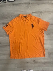 Polo Ralph Lauren Poloshirt Herren Orange Big Pony Solid Größe XXL - Bild 1 von 7
