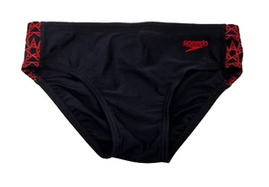 SPEEDO Boys Brief Swimming Trunks Boomstar Splice 6.5cm Brief Jm Size 28" 21 - Picture 1 of 2
