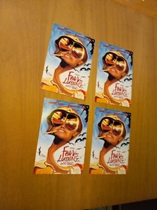 4 Pc Lot FEAR AND LOATHING IN LAS VEGAS MOVIE PROMO POSTCARD JOHNNY DEPP 1990s - Picture 1 of 6
