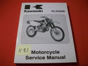 KAWASAKI KLX400R KLX 400R FACTORY MOTORCYCLE SERVICE MANUAL #99924-1304-01 2003 - Picture 1 of 4