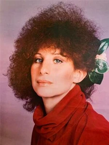 Póster 22"" x 32,5"" Barbra Streisand 1982 Flor en Cabello Steve Shapiro Barbra Mag - Imagen 1 de 4