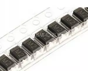 50PCS 1N4002 IN4002 M2 1A/100V SMA DO-214AC Rectifier Diode - Picture 1 of 3
