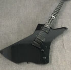 Black Snakebyte Electric Guitar 6 String Factory EMG Pickups Basswood Body
