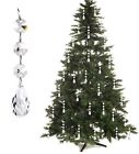 Christmas Ornaments Tree Decorations - Acrylic Crystal Ball Drops Clear Teard...