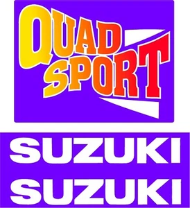 Suzuki Quad Sport LT80 ATV Decals - Picture 1 of 1