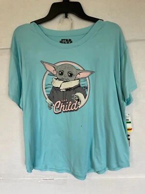 STAR WARS BOXER PJ SLEEP SET TOP & BOTTOM WOMENS PAJAMA L LARGE NEW - Image 1 of 3