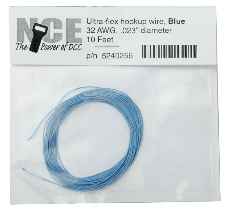 NCE 5240256 Ultraflex Wire 32 Gauge 10ft Blue - Image 1 of 1