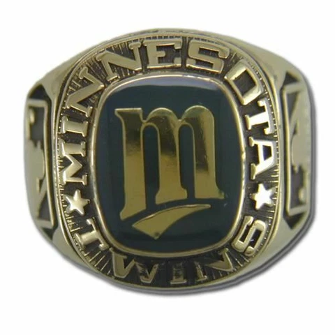 Minnesota Twins Classic Goldplated MLB Ring Cover