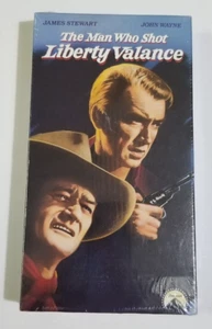 NEW The Man Who Shot Liberty Valance VHS John Wayne James Stewart SEALED Western - Picture 1 of 2