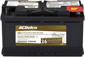 Vehicle Battery-36 Month Warranty AGM ACDelco 94RAGM