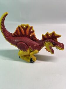 Mattel Dinosaur 05 Imaginext Ripper Spinosaurus Red Yellow Sound Chomping Action
