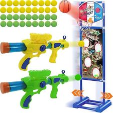 おもちゃ 子供用シューティングゲーム 6歳以上 男の子 女の子用 銃2本付き フォームボール36個