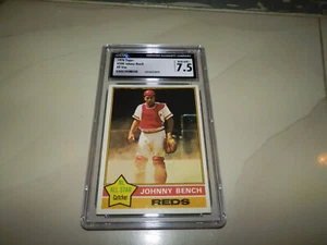 Johnny Bench 1976 Topps (HOF) Cincinnati Reds #300 7.5 NEAR MINT Plus - Picture 1 of 3