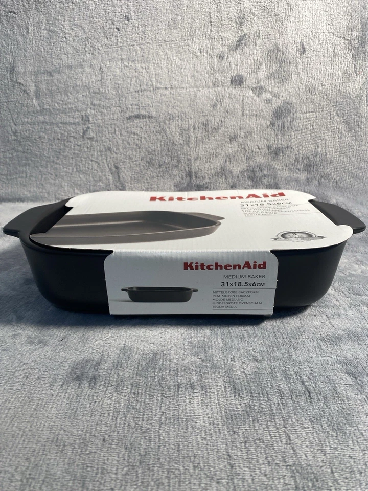 KitchenAid Stoneware Baking Dish 31cm Dishwasher Safe (Open Box)