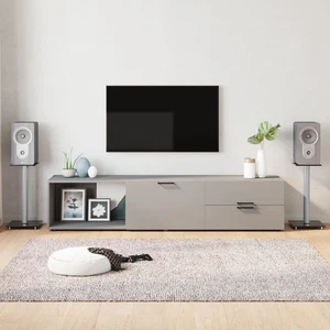 Stojak na głośniki 1 kolumna stojak na pudełka głośniki stojak 2 szt. Szkło hartowane vidaXL - Zdjęcie 1 z 24