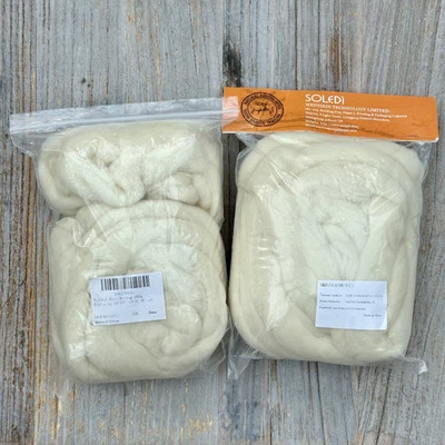 13 oz. wool roving for spinning, needle felting, crafts, art | New, unused - Image 1 of 2