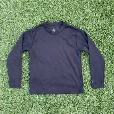 Camisa de compresión C9 Champion negra manga larga para niños M Foto 1 de 4