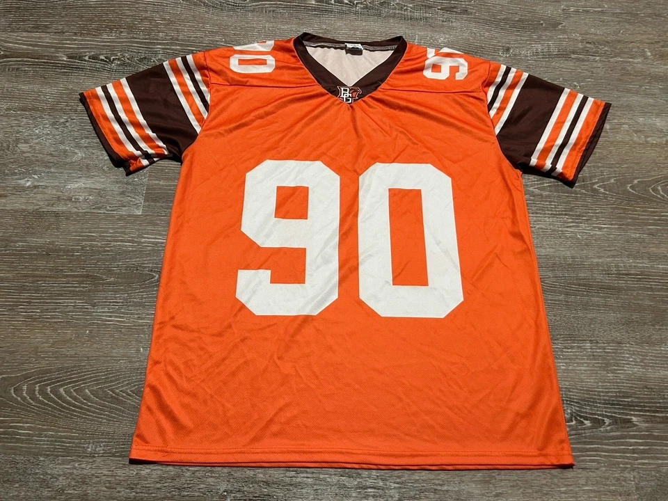Camiseta de fútbol americano Bowling Green Falcons BGSU State University #90 Schmidthorst SGA Foto 1 de 4