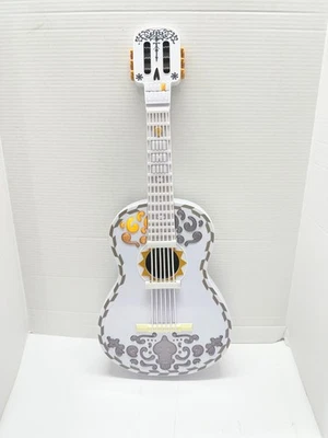 Disney Pixar COCO White Hectors Miguel Guitar Toy Works Tested Sounds Lights 25" - Image 1 of 4