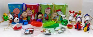 PEANUTS Christmas Mixed Lot NEW & Used GREAT Stocking Stuffers or Party Favors - Picture 1 of 97