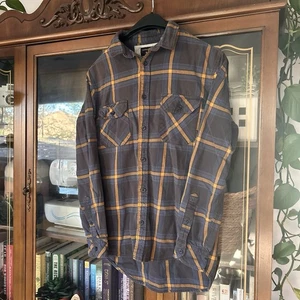 Y2K QUIKSILVER Modern Fit Men’s Flannel Sz S - Picture 1 of 9