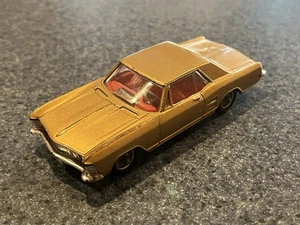 Original Vintage Corgi  #245 Buick Riviera gold. Trans o lite.  1964 -1968  Ex. - Picture 1 of 16