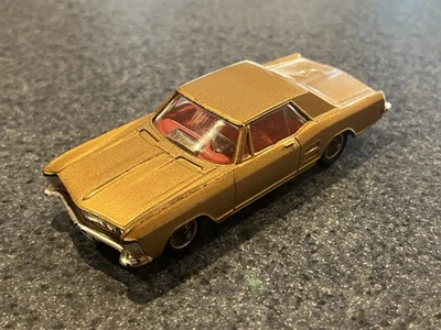 Original Vintage Corgi  #245 Buick Riviera gold. Trans o lite.  1964 -1968  Ex. - Image 1 of 4