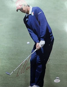 Matteo Manassero Autographed Signed 11x14 Photo JSA Masters Golf Italy - Picture 1 of 3