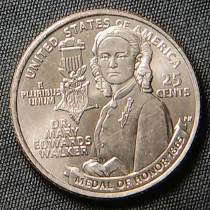 Multiple Die Chips 2024p Dr. Mary Edwards Walker Washington Quarter - Picture 1 of 12