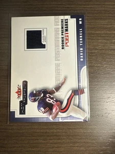 David Terrell 2001 Fleer Hot Prospects Rookie Postmarks Jersey #’d 416/1825 - Bild 1 von 3