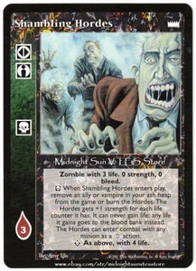 Shambling Hordes Lords of the Night V:TES VTES Vampire CCG - Imagen 1 de 1