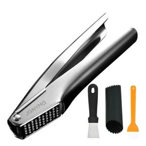 Garlic Press Stainless Steel,Premium Garlic Mincer Tool,Heavy Duty Profession... - Picture 1 of 7