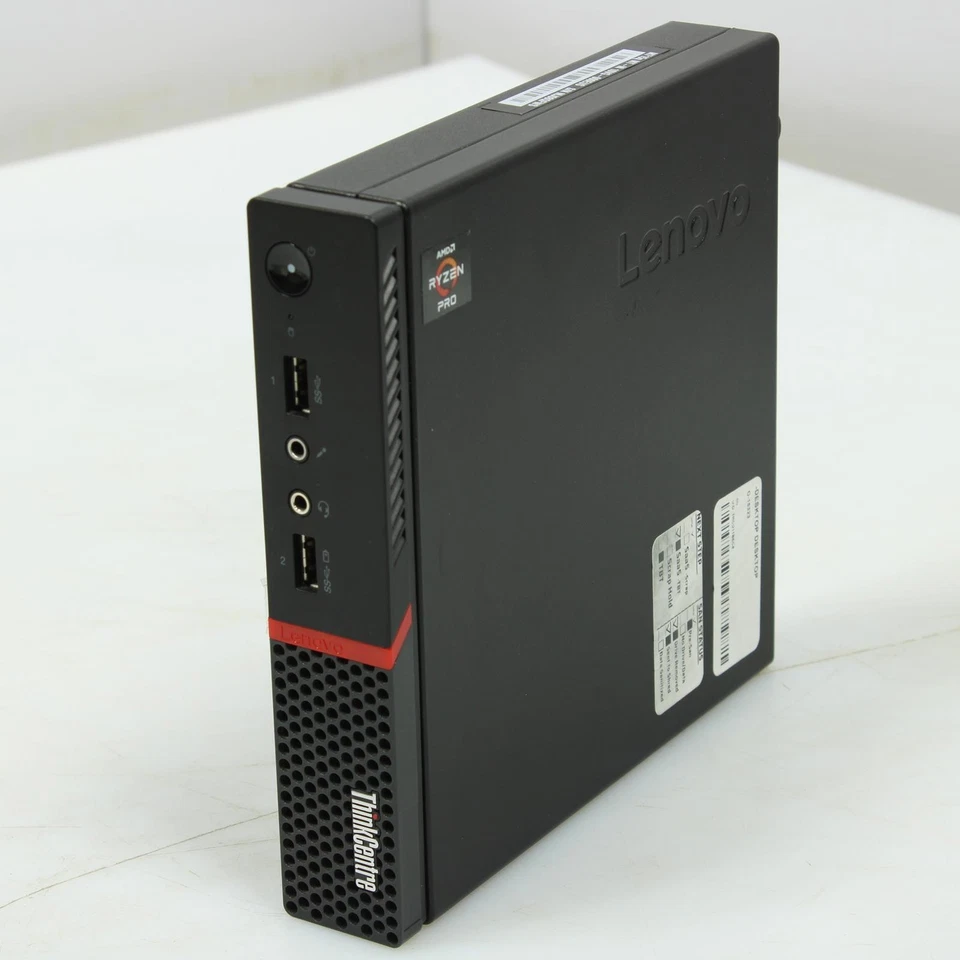 Lenovo Thinkcentre M715q AMD Ryzen 3 2nd Gen 8GB RAM 128GB NVME No OS USFF - Image 1 of 4