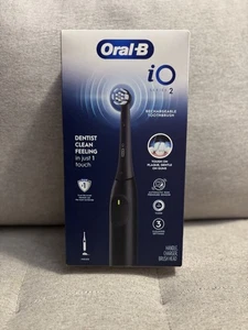 Oral-B iO Series 2 Rechargeable Electric Powered Toothbrush Brand New Black - Picture 1 of 3