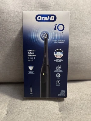 Oral-B iO Series 2 Rechargeable Electric Powered Toothbrush Brand New Black - Image 1 of 3