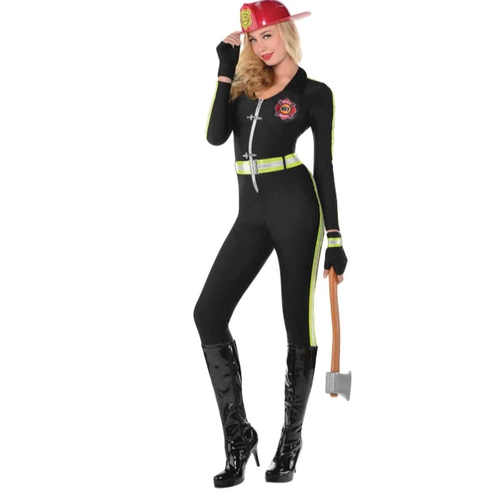 Amscan Adult Fired Up Firefighter Costume - Small (2-4), Multicolor - Image 1 of 1