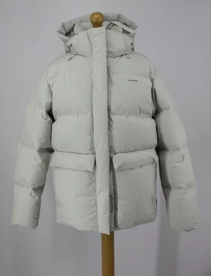 HOLZWEILER WOMENS BESSEGGEN DOWN JACKET PUFFER HOODED SIZE S LT.GREY RRP £550 IB - Image 1 of 4