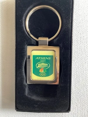 2004 Athens Olympics Nbc Metal Keychain New In Box - Image 1 of 3