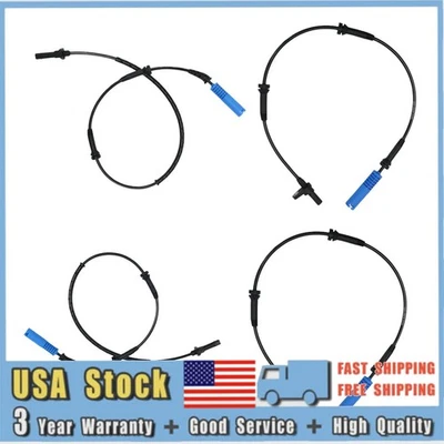 FOR BMW 525i 528i 530i 540i 645Ci Set of 4 ABS Wheel Speed Sensor Front & Rear - Изображение 1 из 4