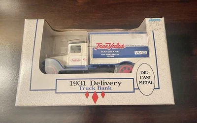 Ertl 1931 True Value Hardware 10th Anniversary Die Cast Delivery Truck Bank MIB - Image 1 of 4