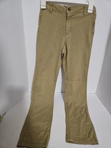 Children’s Place Girls Khaki Chino Pants Size 12 With Adjustable Waist - Picture 1 of 7