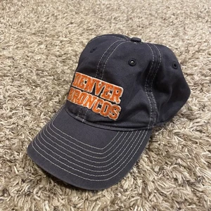 Vintage Denver Broncos Hat Strap Back Blue Orange NFL Reebok Vintage Collection - Picture 1 of 14