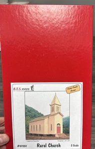 BTS Structures S Scale Kit #07232 Rural Church NIB 1:64 - Picture 1 of 3